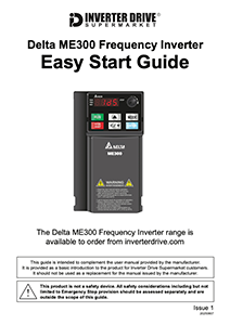 Delta ME300 Easy Start Guide
