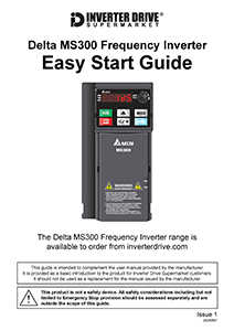Delta MS300 Easy Start Guide