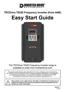 TECDrive TDi20 Easy Start Guide (from 4kW)