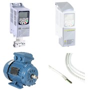 Photo of 0.37kW 230V IP20 Inverter, WEG 4 Pole Motor &amp; Cable Kit