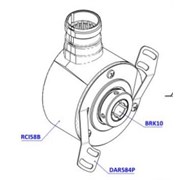 Photo of Radio Energie 1024ppr HTL Encoder Kit, 14mm Blind Hollow Shaft, Large Restraint &amp; M23 Connector