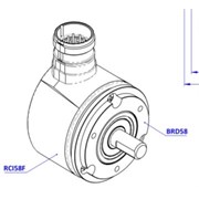 Photo of Radio Energie 1024ppr HTL Servo Mounting Encoder Kit, 10mm Solid Shaft, M23 Connector