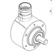 Photo of Radio Energie 1024ppr HTL Encoder, 10mm Solid Shaft, M23 Connector