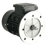 Photo of TEC - 230V Single Phase Motor 1.1kW (1.5HP)  Cap Run 2P 80F B5 Flange