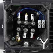 Photo of TEC IE1 0.25kW Aluminium Three Phase Motor 230V/400V 6 Pole 71 Frame B5