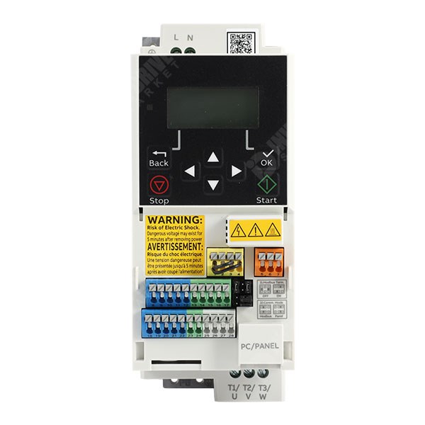 Photo of ABB ACS180 0.55kW/0.75kW 230V 1ph to 3ph AC Inverter Drive, STO, C2 EMC