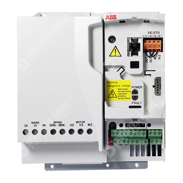 Photo of ABB ACS355 5.5kW 400V 3ph AC Inverter Drive, DBr, STO, C3 EMC