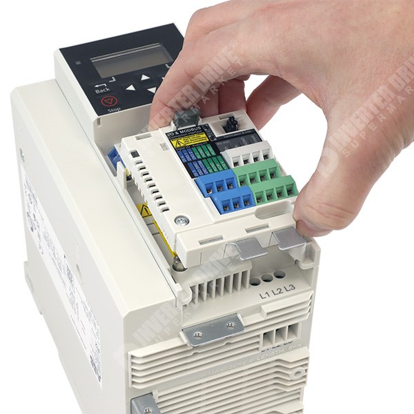 Photo of ABB ACS380-S IP20 0.55kW/0.75kW 230V 1ph to 3ph AC Inverter, DBr, STO, C2 EMC