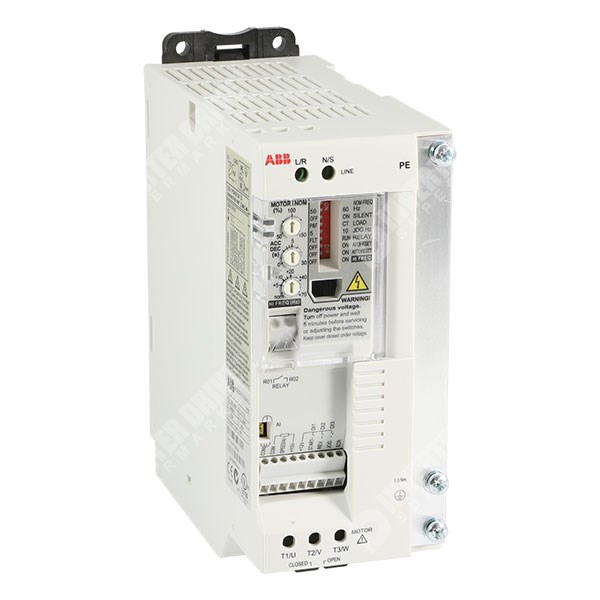 Photo of ABB ACS55 1.5kW 230V 1ph to 3ph AC Inverter Drive, Unfiltered