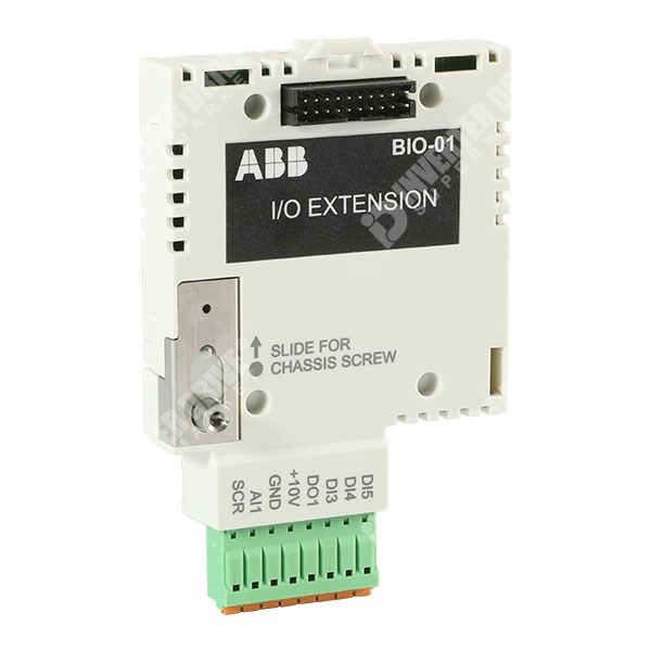 Photo of ABB BIO-01 IO Expansion Module (3DI, 1AI, 1DO) for ACS380 and ACx480 Inverters (+L515)