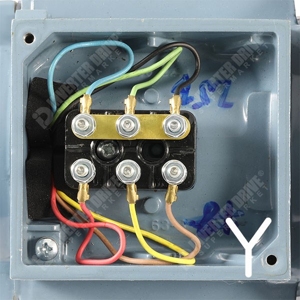 Photo of ABB IE2 0.25kW Aluminium Three Phase Motor 230V/400V 2 Pole 63 Frame B3