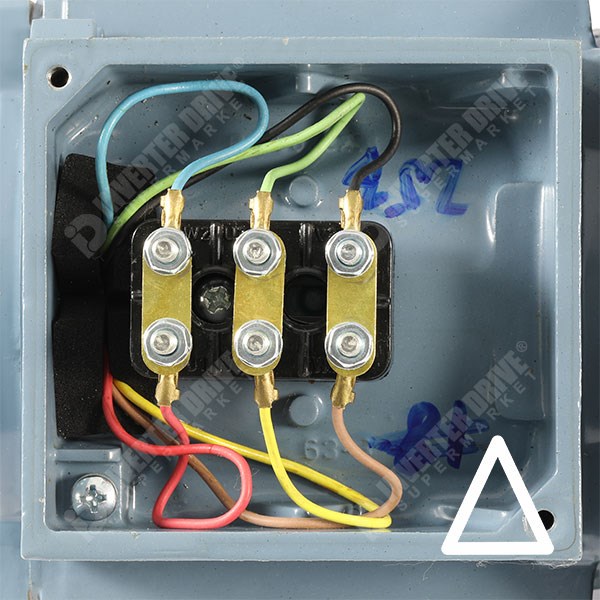 Photo of ABB IE2 0.25kW Aluminium Three Phase Motor 230V/400V 2 Pole 63 Frame B3