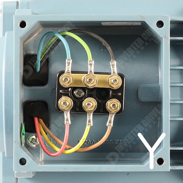 Photo of ABB IE2 0.37kW Aluminium Three Phase Motor 230V/400V 4 Pole 71 Frame B3