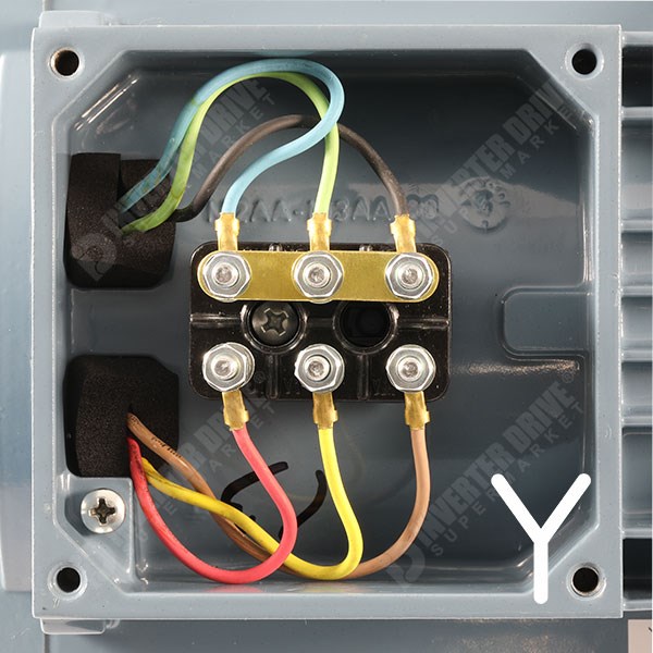 Photo of ABB IE2 0.75kW Aluminium Three Phase Motor 230V/400V 2 Pole 80 Frame B3