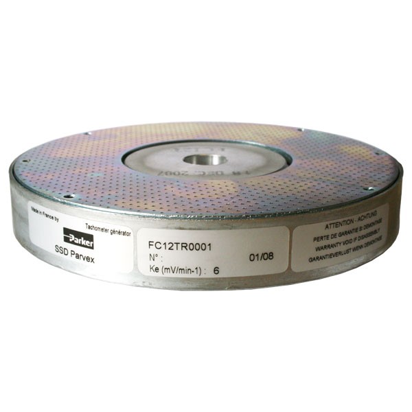 Photo of Parker SSD Parvex FC12T R0021 - Axem - FC12T Tacho for Disc Armature DC Servo Motor