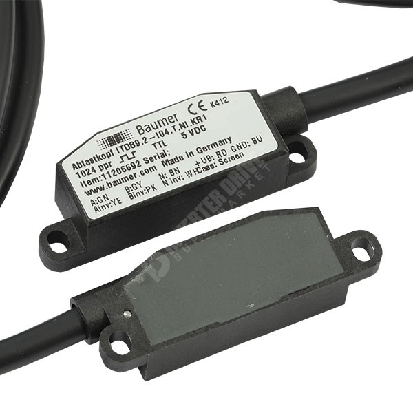 Photo of Baumer 1024ppr HTL Dual High Speed ITD89 Bearingless Magnetic Encoder, 85mm bore