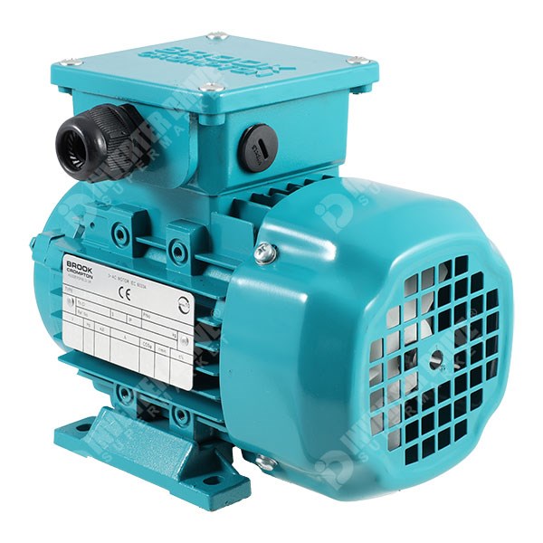 Photo of Brook Crompton Series 10 IE2 0.18kW Three Phase Motor 230V/400V 2 Pole 63 Frame B34
