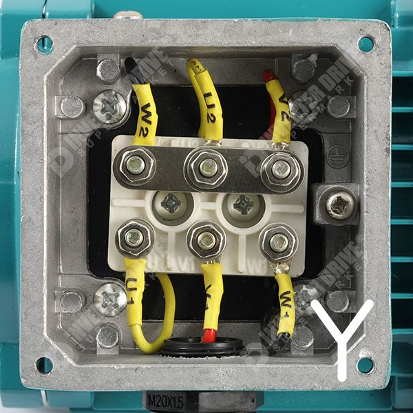 Photo of Brook Crompton Series 10 IE2 0.12kW Three Phase Motor 230V/400V 2 Pole 56 Frame B3
