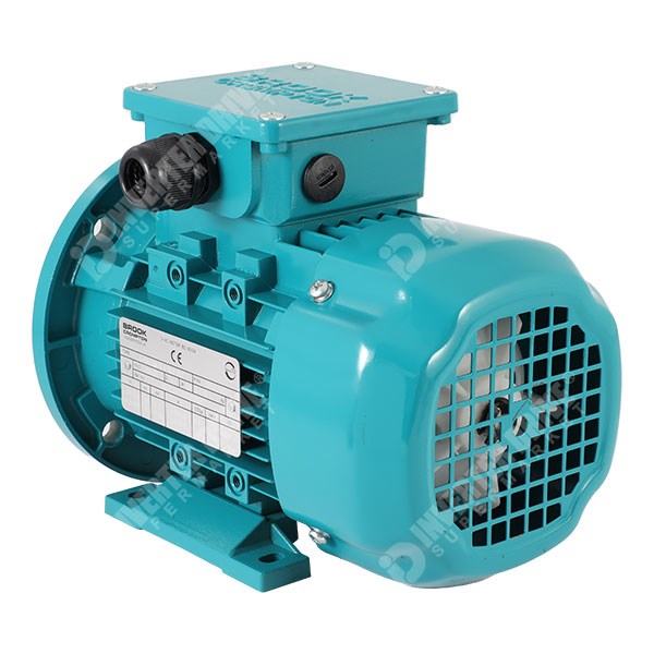 Photo of Brook Crompton Series 10 IE2 0.25kW Three Phase Motor 230V/400V 4 Pole 71 Frame B35