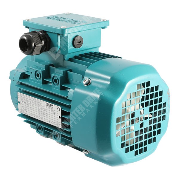 Photo of Brook Crompton Series 10 IE2 1.1kW Three Phase Motor 230V/400V 2P 80 B14