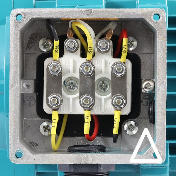 Photo of Brook Crompton Series 10 IE2 0.18kW Three Phase Motor 230V/400V 2 Pole 63 Frame B14
