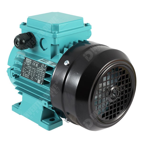 Photo of Brook Crompton Series 30 IE3 0.75kW Three Phase Motor 230V/400V 4 Pole 80 Frame B3