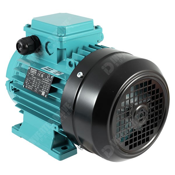 Photo of Brook Crompton Series 30 IE3 1.5kW Three Phase Motor 230V/400V 4 Pole 90L Frame B3