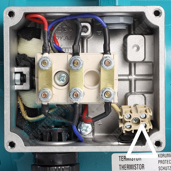 Photo of Brook Crompton Series 10 IE3 1.5kW Three Phase Motor 230V/400V 4P 90L B14
