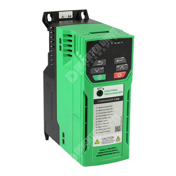 Photo of CT Commander C300 0.75kW 400V 3ph AC Inverter Drive, DBr, STO, C3 EMC