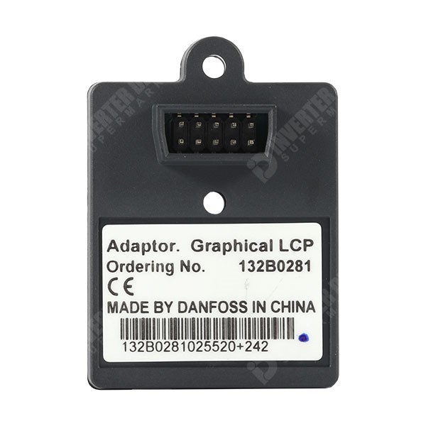 Photo of Danfoss 132B0281 adapter to connect LCP Keypad to FC-280 Inverter