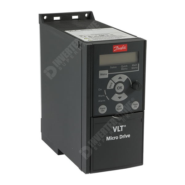 Photo of Danfoss FC 51 Micro 1.5kW 230V 1ph to 3ph AC Inverter Drive, HMI, Pot, DBr, C2 EMC