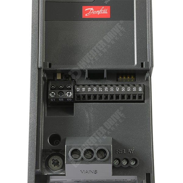 Photo of Danfoss FC 51 Micro 1.5kW 230V 1ph to 3ph AC Inverter Drive, HMI, Pot, DBr, C2 EMC