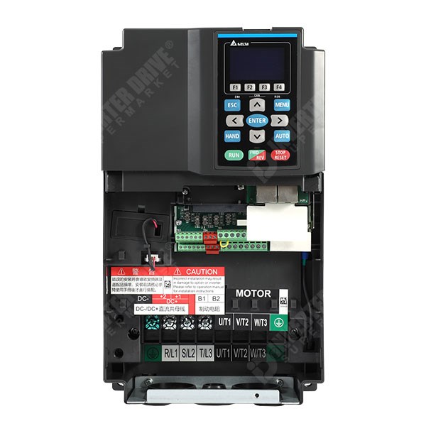 Photo of DELTA C2000 Plus IP21 7.5kW 400V 3ph AC Inverter Drive, DBr, STO, C3 EMC