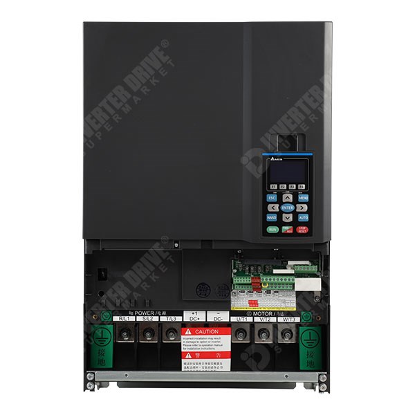Photo of DELTA C2000 Plus 75kW 400V 3ph AC Inverter Drive, STO, Unfiltered