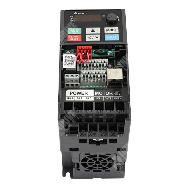 Photo of Delta ME300 IP20 0.1kW 230V 1ph to 3ph AC Inverter DBr, STO, C2 EMC