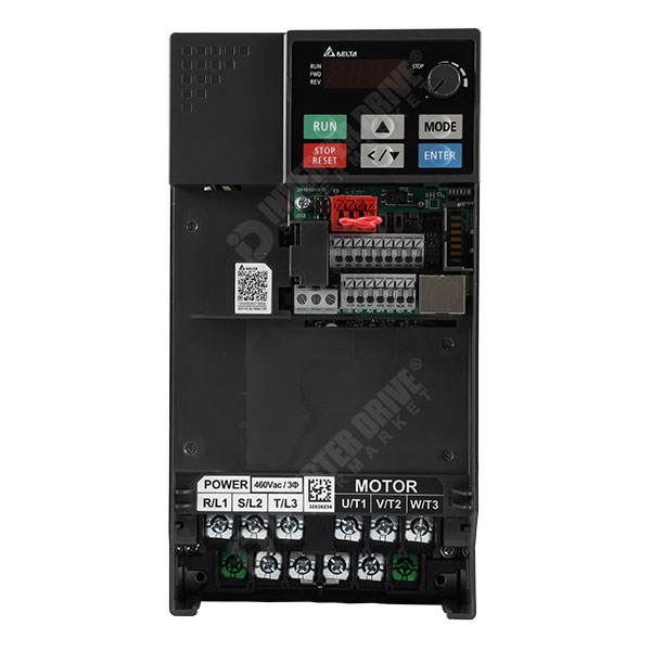 Photo of Delta ME300 IP20 5.5kW 3ph AC Inverter, DBr, STO, C3 EMC