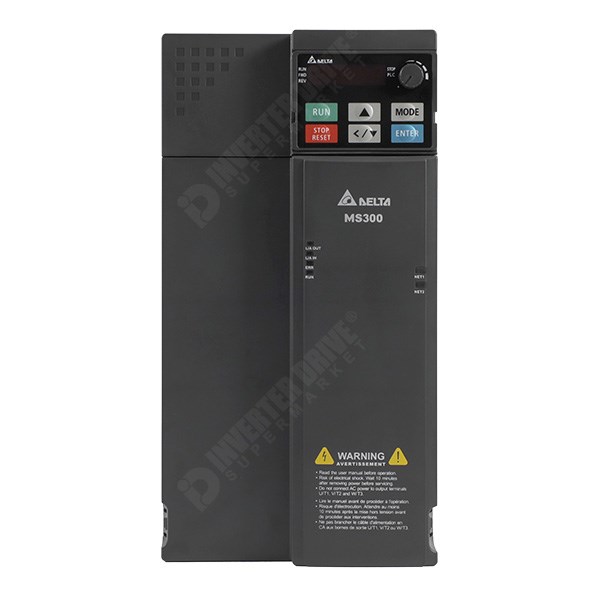 Photo of Delta MS300 IP20 11kW 400V 3ph AC Inverter, DBr, STO, C2 EMC