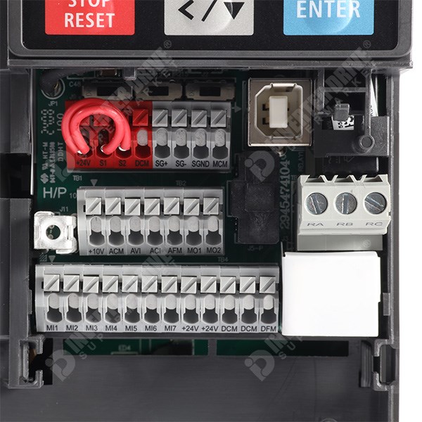 Photo of Delta MS300 IP20 11kW 400V 3ph AC Inverter, DBr, STO, C2 EMC
