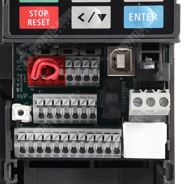 Photo of Delta MS300 IP20 18.5kW 400V 3ph AC Inverter, DBr, STO, C2 EMC