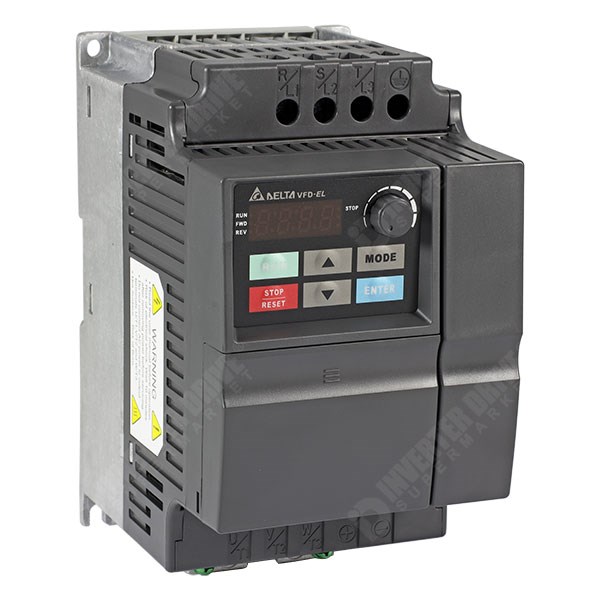 Photo of Delta VFD-EL 2.2kW 400V 3ph IP20 AC Inverter Drive, C2 EMC