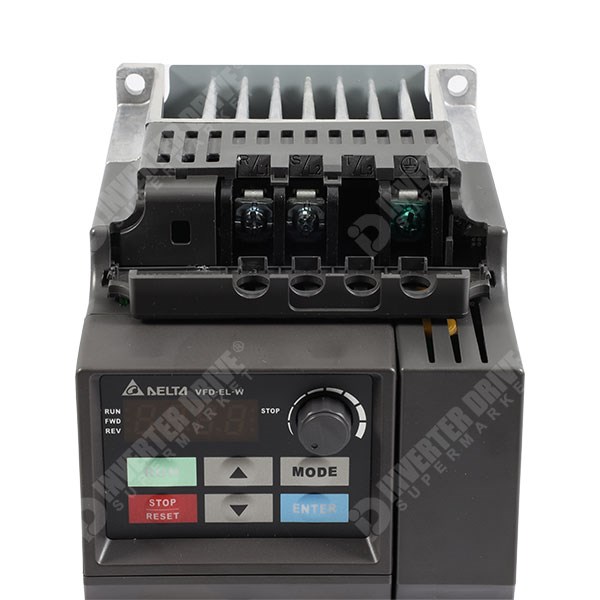 Photo of Delta VFD-EL-W-1 2.2kW 400V 3ph Compact IP20 AC Inverter Drive, Unfiltered
