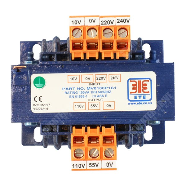 Photo of ETE - Control Circuit Transformer - 240V/110V 100VA 
