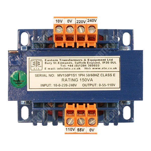 Photo of ETE - Control Circuit Transformer - 240V/110V 150VA 