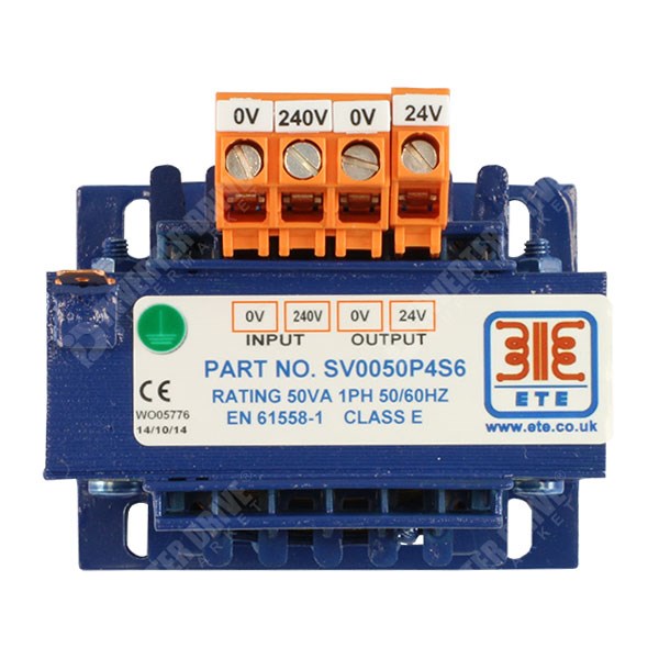 Photo of ETE - Control Circuit Transformer - 240V/24V 50VA 