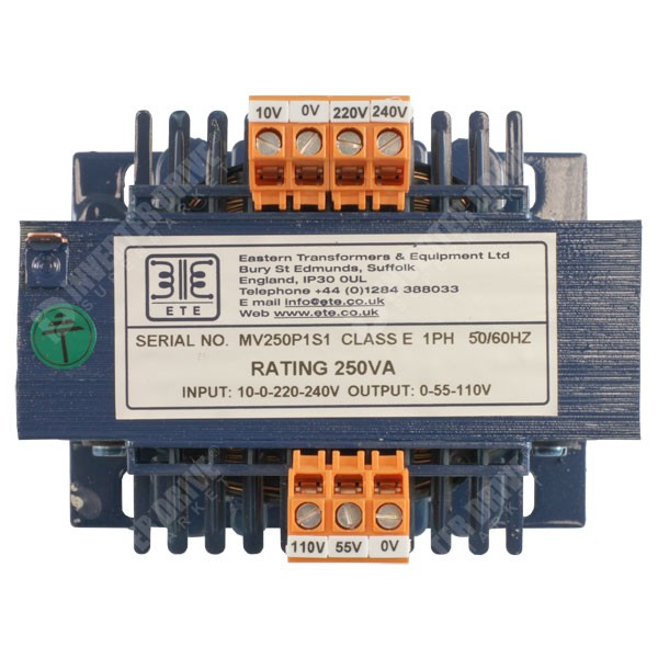 Photo of ETE - Control Circuit Transformer - 240V/110V 250VA 
