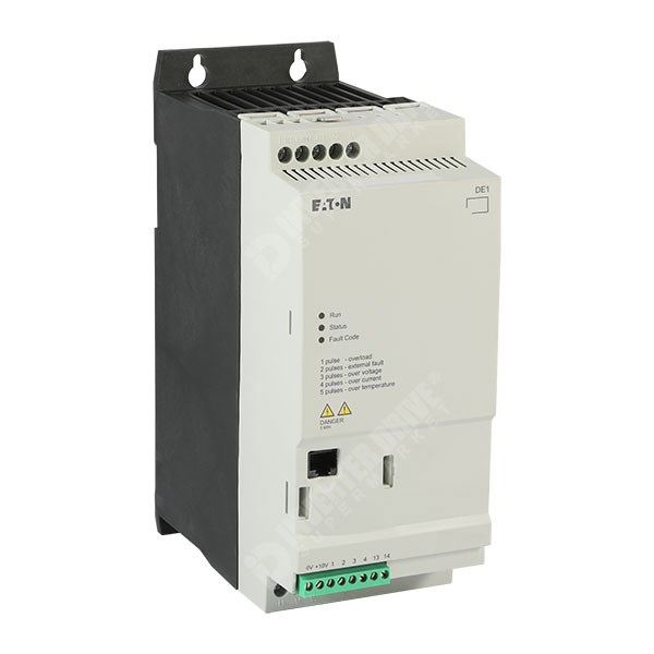 Photo of Eaton DE11 2.2kW 230V 1ph to 3ph AC Inverter Drive, C1 EMC