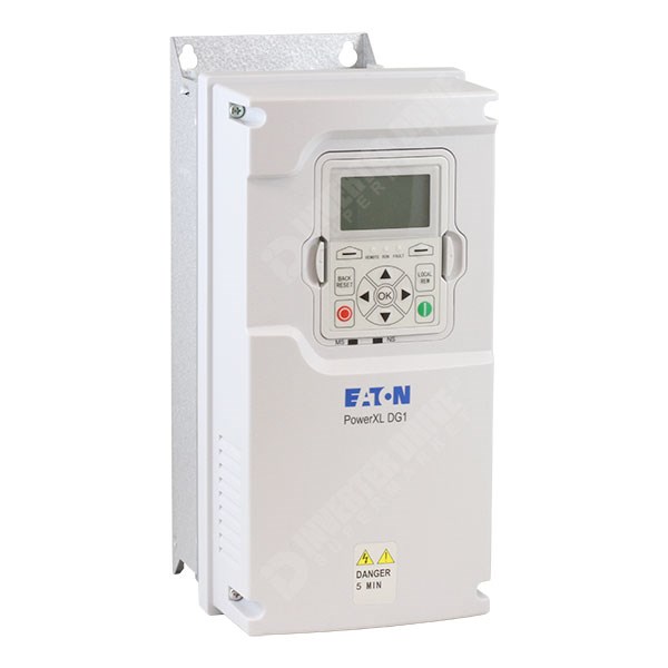 Photo of Eaton DG1 IP21 0.75kW/1.1kW 400V 3ph AC Inverter Drive, DBr, STO, C2 EMC