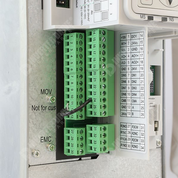 Photo of Eaton DG1 IP54 0.75kW/1.1kW 400V 3ph AC Inverter Drive, DBr, STO, C2 EMC.