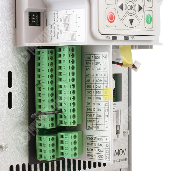 Photo of Eaton DG1 IP54 11kW/15kW 400V 3ph AC Inverter Drive, DBr, STO, C2 EMC.