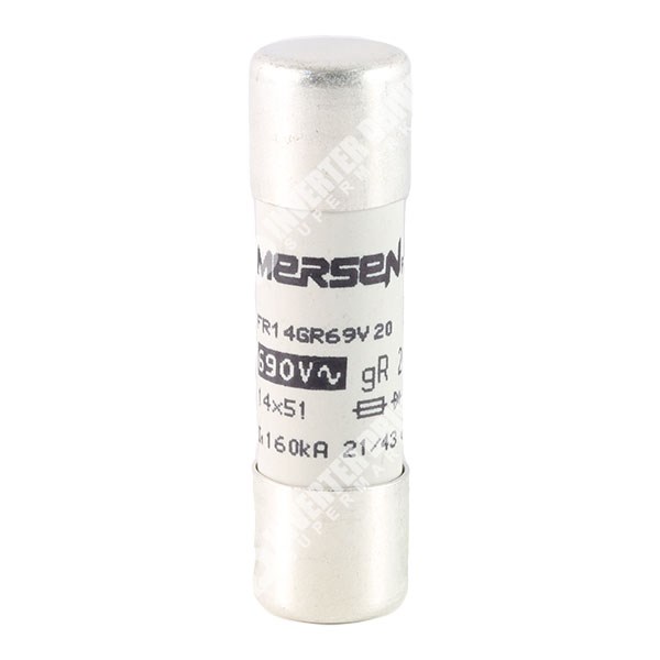 Photo of Mersen 20A 690Vac 14mm x 51mm gR High Speed Fuse